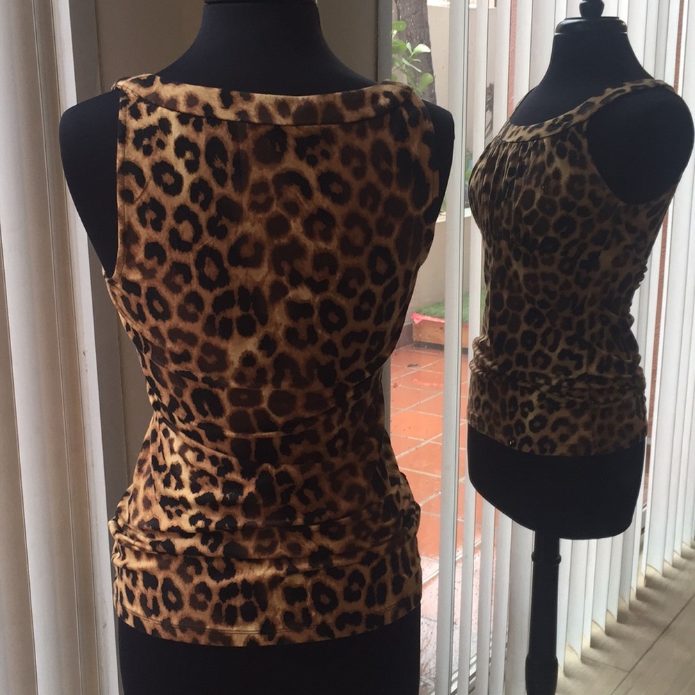 Express Leopard Print Top - Picture 4 of 7